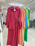 Casual Collar Down Wide Sleeves Shirt With Pants